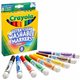 Crayola Classic Washable Marker Set - Broad Marker Point - Conical Marker Point Style - Red, Orange, Yellow, Green, Blue, Violet