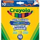 Crayola Ultra-Clean Marker - Wide Marker Point - 24 / Box
