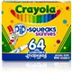 Crayola Pip-Squeaks Washable Markers - Conical Marker Point Style - 64 / Set