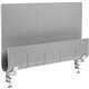 Deflecto Standing Desk Privacy Panel Organizer - 16.4" Height x 24" Width x 2.7" Depth - Gray - Acrylonitrile Butadiene Styrene 