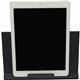 Dacasso Classic Leather Tablet Stand - Velveteen, Top Grain Leather, Felt, Leather - Black
