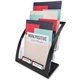 Deflecto Contemporary Literature Holder - 3 Compartment(s) - 3 Tier(s) - 13.3" Height x 11.2" Width x 6.9" DepthDesktop, Counter