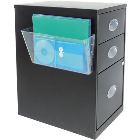 Deflecto Magnetic DocuPocket - 1 Compartment(s) - 7" Height x 13" Width x 4" Depth - Clear - Plastic - 1 Each