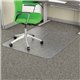 Deflecto EconoMat Chair Mat - Commercial, Carpet - 60" Length x 46" Width x 0.100" Thickness - Rectangular - Clear - 1Each