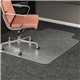 Deflecto RollaMat for Carpet - Carpeted Floor - 53" Length x 45" Width - Vinyl - Clear - 1Each