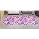 Deflecto FashionMat Lazy Daisies Chair Mat - Home, Office, Classroom, Hard Floor, Pile Carpet, Dorm Room - 40" Length x 35" Widt