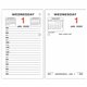 At-A-Glance Loose-Leaf Desk Calendar Refill - Standard Size - Julian Dates - Daily - 12 Month - January 2025 - December 2025 - 7