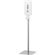 Dial Professional FIT Sanitizer Dispenser Floor Stand - 58.3" Height x 15.7" Width x 15.7" Depth - Floor Stand - Metal, Rubber -