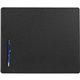 Dacasso Leatherette Conference Pad - 17" Width x 14" Depth - Felt Backing - Leather - Black