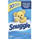 Dial Snuggle Blue Sparkle Dryer Sheets - Blue Sparkle Scent - 120 / Box - Freshen, Soft, Long Lasting - White