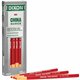 Dixon Phano Nontoxic China Markers - Red Lead - Red Barrel - 1 Dozen