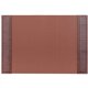 Dacasso Crocodile Embossed Side-Rail Desk Pad - Rectangular - 22.5" Width x 17.25000" Depth - Felt Tan Backing - Top Grain Leath