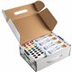 Prang 8-Color Oval Watercolor Master Pack - 0.17 fl oz - 36 / Carton - Assorted