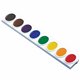 Prang Oval Pan Watercolors Set Refill Tray - 3 / Box - Assorted