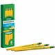 Ticonderoga Beginner No. 2 Pencils with Erasers - 2 Lead - Yellow Barrel - 1 Dozen