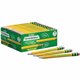 Ticonderoga Golf Pre-Sharpened No. 2 Pencils with Erasers - 2 Lead - Yellow Barrel - 72 / Box