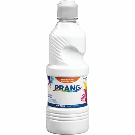 Prang Liquid Tempera Paint - 16 oz - 1 Each - White