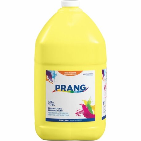 Prang Liquid Tempera Paint - 1 gal - 1 Each - Yellow