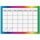 Ashley 1-month Dry Erase Magnetic Calendar - Academic - Monthly - 8 1/2" x 11" Sheet Size - Multicolor - Write on/Wipe off, Dry 