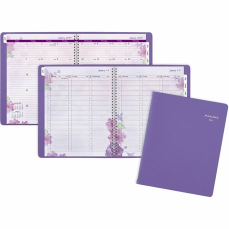 At-A-Glance Beautiful Day Appointment Book - Julian Dates - Weekly, Monthly - 13 Month - January 2024 - January 2025 - 7:00 AM t