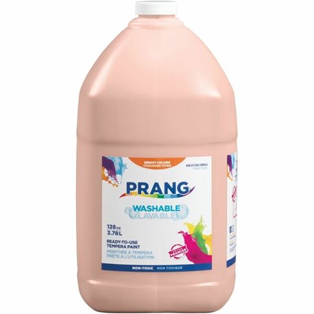 Prang Washable Tempera Paint - 1 gal - 1 Each - Peach