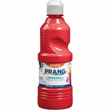 Prang Washable Tempera Paint - 16 fl oz - 1 Each - Red