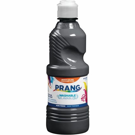 Prang Washable Tempera Paint - 16 fl oz - 1 Each - Black