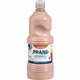 Prang Ready-to-Use Washable Tempera Paint - 1 quart - 1 Each - Peach