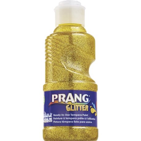 Prang Ready-to-Use Glitter Paint - 8 fl oz - 1 Each - Glitter Yellow