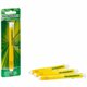 Ticonderoga Retractable Erasers - Yellow - 1 Each - Smudge-free, Residue-free, Non-tearing, Latex-free, Retractable, Latex-free,