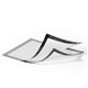 DURABLE Magnetic Folding Infoframe - 2 / Pack - Metal-mountable - Insertable, Foldable, Magnetic Back, Moisture Resistant, Dust 