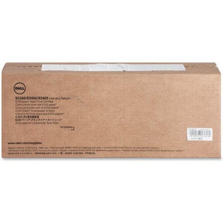 Dell Original Standard Yield Laser Toner Cartridge - Black - 1 Each - 8500 Pages