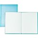 Ashley Hardcover Blank Book - 28 Pages - 6" x 8" - Blue Cover - Hard Cover, Durable - 1 Each