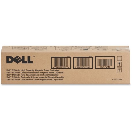 Dell Original High Yield Laser Toner Cartridge - Magenta - 1 Each - 12000 Pages