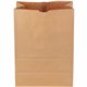 DURO Food Bag - 57 lb Capacity - 12" Width x 17" Length x 7" Depth - Brown - Kraft Paper - 500/Carton - Grocery