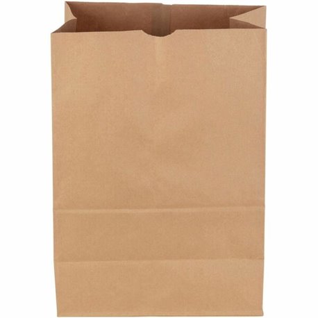 DURO Food Bag - Brown - Kraft, Paper - 400/Bundle - Grocery