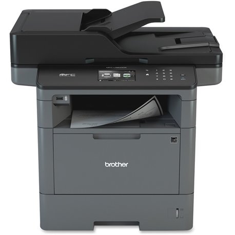 Brother MFC-L5800DW Laser Multifunction Printer - Monochrome - Duplex - Copier/Fax/Printer/Scanner - 42 ppm Mono Print - 1200 x 