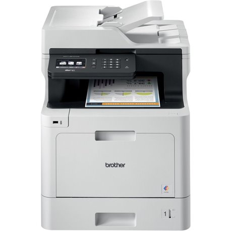 Brother MFC-L8610CDW Wireless Laser Multifunction Printer - Color - Copier/Fax/Printer/Scanner - 33 ppm Mono/33 ppm Color Print 
