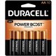 Duracell Coppertop Alkaline AA Batteries - For Multipurpose - AA - 1.5 V DC - 10 / Pack