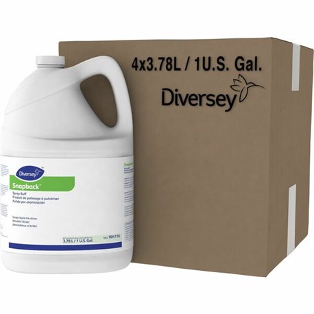 Diversey SnapbackTM Spray Buff - Ready-To-Use - 128 fl oz (4 quart) - Mild, Pleasant, Characteristic Scent - 4 / Container - Str