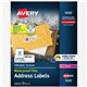 Avery 1" x 2-5/8" Labels, Ultrahold, 1,500 Labels (5520) - Waterproof - 1" Width x 2 5/8" Length - Permanent Adhesive - Rectangl