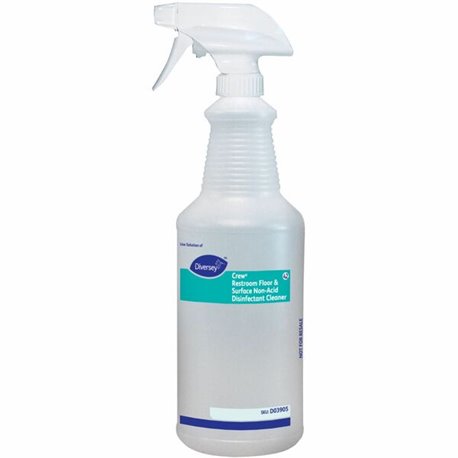 Diversey Empty Spray Bottle for Diversey Crew Restroom Disinfectant Cleaner - Suitable For Restroom, Floor - Easy to Use, Rinse-