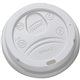 Dixie Drink-thru Lid - Round - Plastic - 100 / Pack - White