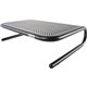 Allsop Metal Art Jr. Monitor Stand - 4" Height x 14" Width x 9" Depth - Powder Coated - Metal - Pearl Black