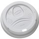 Dixie Medium-size Hot Cup Lids by GP Pro - Dome - 1000 / Carton - White