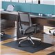 Deflecto Black EconoMat for Hard Floors - Hard Floor, Office, Carpeted Floor, Breakroom - 60" Length x 46" Width - Rectangular -