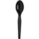 Dixie Heavyweight Disposable Teaspoons by GP Pro - 1000/Carton - Teaspoon - 1 x Teaspoon - Black