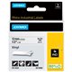 Dymo Rhino Industrial Vinyl Labels - 15/32" Width x 18 3/64 ft Length - Permanent Adhesive - Rectangle - Thermal Transfer - Blac