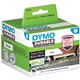 Dymo ID Label - 2 21/64" Width x 7 31/64" Length - White - Polypropylene - 170 / Roll - 170 Total Label(s) - 1 Each