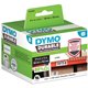 Dymo Address Label - 2 21/64" Width x 4 1/64" Length - White - Plastic - 300 / Roll - 1 Each